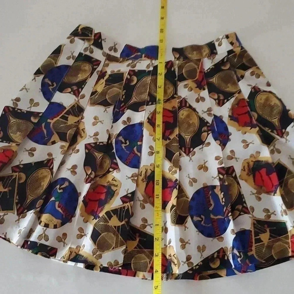 Lavon Sport - VINTAGE Tennis Themed Tennis Skirt - Picture 12 of 13